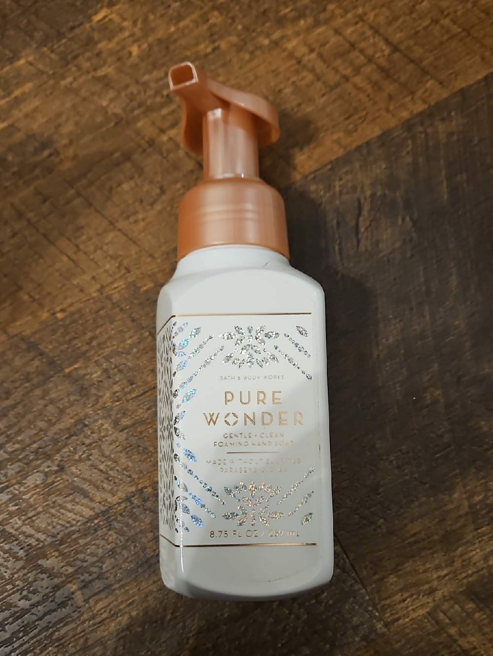 Bath & Body Works Pure Wonder Foaming Soap - Rose Gold/White